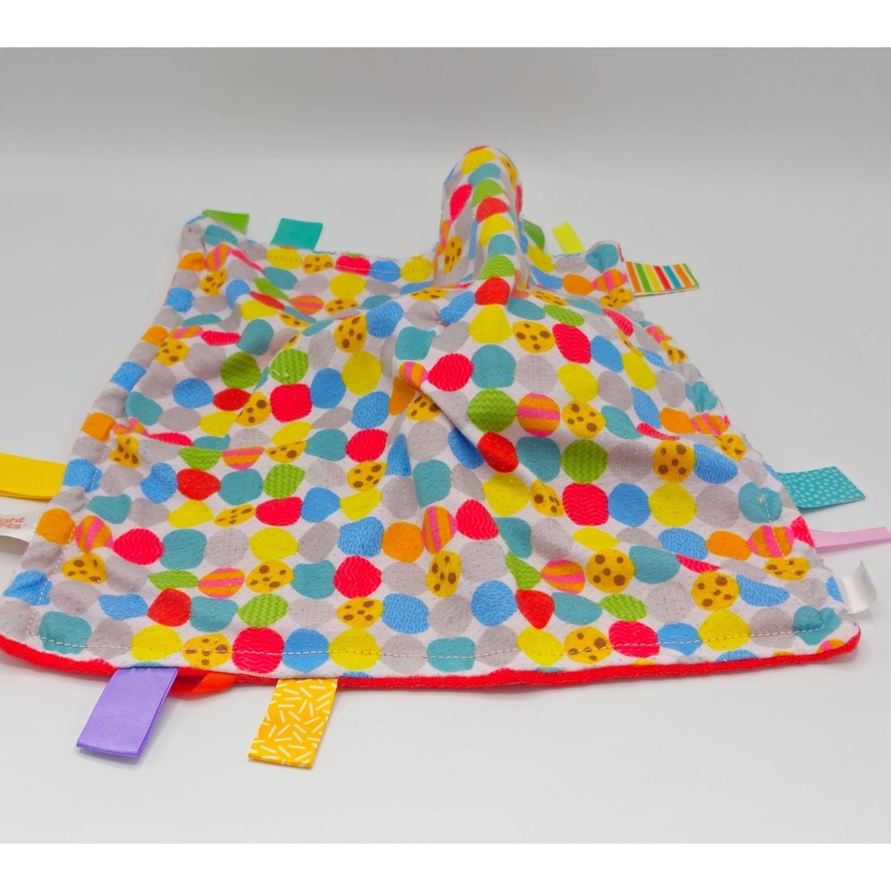 12x12" BRIGHT STARTS Very PRELOVED ELMO TEETHING Taggies Security Blanket B3 - Picture 3 of 3